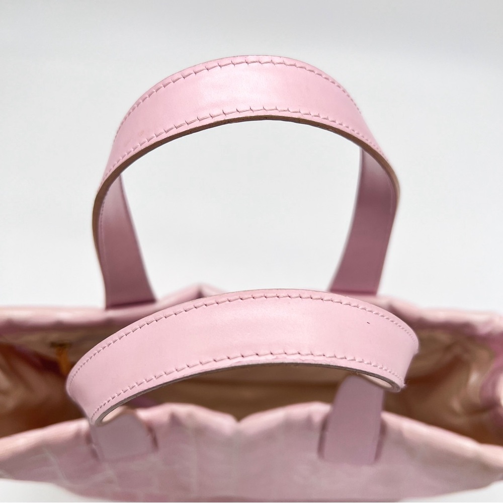 CHANEL Nylon Medium Travel Tote  Bag Pink - Picture 15 of 16
